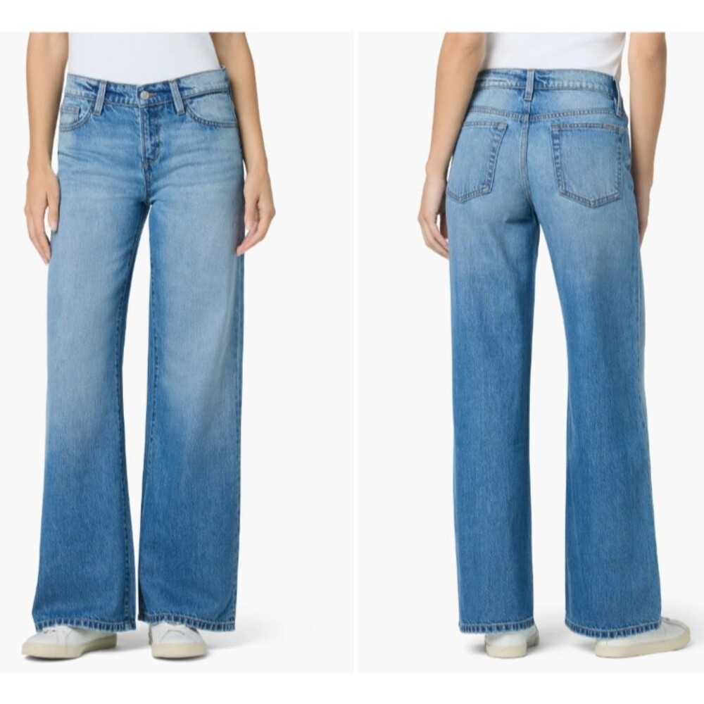 Joe's Jeans Women's Jeans Low Rise Relaxed Fit Wide Leg Jeans in Altai size 30